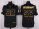 Mens Minnesota Vikings #52 Greenway Pro Line Black Gold Collection Jersey
