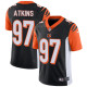 NFL Cincinnati Bengals #97 Atkins Black Vapor Limited Jersey