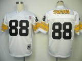 Pittsburgh Steelers #88 Lynn Swann White throwback Jersey