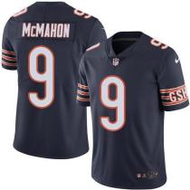 Mens Chicago Bears #9 McMAHON Blue Vapor Limited Jersey