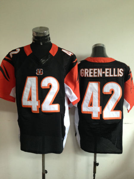 Nike Cincinnati Bengals #42 Green-Ellis Elite Black Jersey