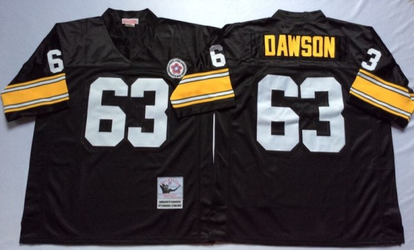 NFL Pittsburgh Steelers #63 Dawson Black Throwback Jersey