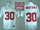 2013 BCS National Championship Alabama Crimson 30 Hightower White NCAA Football Jersey