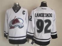 NHL Colorado Avalanche #92 Landeskog White Jersey