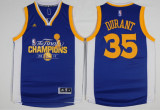 NBA Golden State Warriors #35 Durant Blue Champion Jersey
