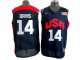 Drvis Blue Jersey, NBA Team USA #14 Jersey