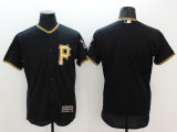 Majestic MLB Pittsburgh Pirates Blank Black Elite Jersey