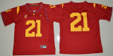 NCAA USC Trojans Adoree Jackson 21 College Football Jersey Red