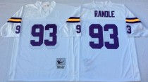 NFL Minnesota Vikings #93 Randle White Throwback Jersey
