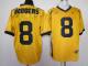 california golden bears #8 aaron rodgers yellow color jersey