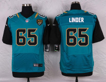 Nike Jacksonville Jaguars #65 Linder Green Elite Jersey