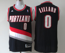 Adidas NBA Portland Trail Blazers #0 Lillard  black jersey