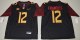 NCAA Florida State Seminoles #12 Deondre Francois Limited Football Jersey Black
