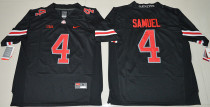 NCAA Ohio State Buckeyes #4 Curtis Samuel Blackout Football Jersey