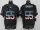 NEW Nike Philadelphia Eagles 55 Graham USA Flag Fashion Black Elite Jersey