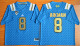 NCAA UCLA Bruins Troy Aikman 8 College Football Jerseys - Blue