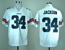 Auburn Tigers Bo Jackson 34 White College Football Throwback Jersey