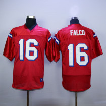 NCAA Shane Falco #16 Sentinels Movie Football Jerseys Red Embroidery