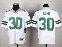 Nike Green Bay Packers #30 Kuhn White Elite Jersey