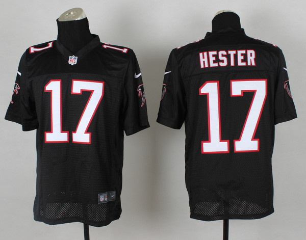 Nike Atlanta Falcons #17 Hester Black Jersey