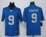 New Nike Detroit Lions #9 Stafford Blue Vapor Untouchable Limited Jersey