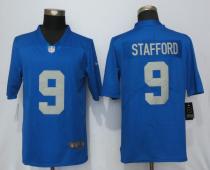New Nike Detroit Lions #9 Stafford Blue Vapor Untouchable Limited Jersey