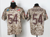 NFL Nike Loving Chicago #54 Brian USMC Digital Camo Jerseys United States Flag