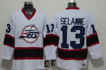 NHL Winnipeg Jets #13 Selanne White Jersey