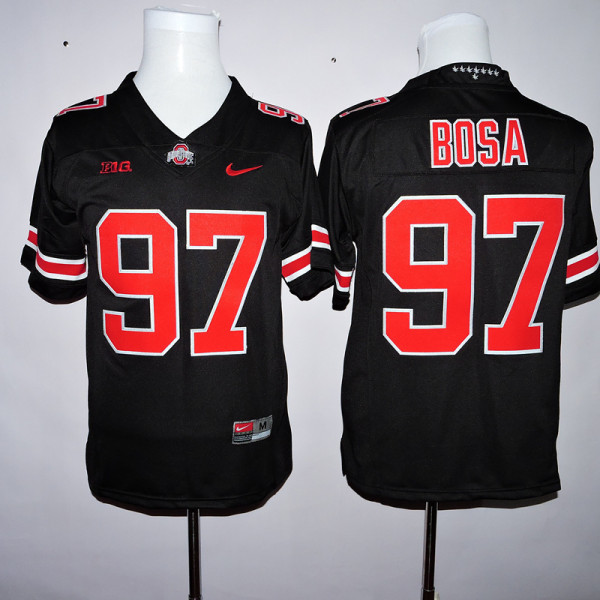 NCAA Ohio State Buckeyes #97 Bosa Red Jersey