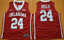 2016 Oklahoma Sooners Buddy Heild 24 Hype Elite College Basketball Jersey - Red