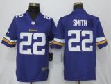 NEW Nike Dallas Vikings 22 Smith Purple2017 Vapor Untouchable Limited Jersey