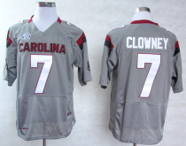 South Carolina Gamecock Jadeveon Clowney #7 Grey Jersey