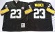 NFL Pittsburgh Steelers #23 Wagner Black Throwback Jersey