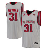 NCAA NC State Wolfpack #31 Newman College Basketball White Jersey