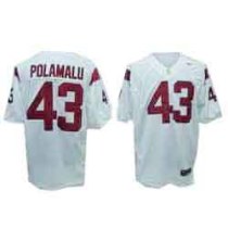 NACC USC Trojans #43 Polamalu white Jersey