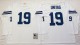 NFL Indianapolis Colts #19 Unitas White Long Sleeve Throwback Jersey
