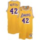 James Worthy Gold NBA Lakers Soul Swingman Throwback Jersey