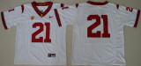 NCAA USC Trojans Adoree Jackson 21 College Football Jersey White