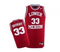 Lower Merion High School #33 Kobe Bryant Red Jersey
