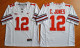 NCAA Ohio State Buckeyes #12 Cardale JonesFootball Jersey White