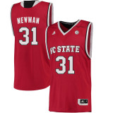 NCAA NC State Wolfpack #31 Newman College Basketball Red Jersey