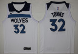 Nike NBA Minnesota Timberwolves #32 Towns White New Jersey
