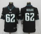 Nike Philadelphia Eagles #62 Kelce Black Vapor Untouchable Limited Jersey