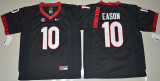 Georgia Bulldogs Jacob Eason 10 College Football Limited Jerseys Black