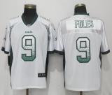 Nike Philadelphia Eagles #9 Foles Drift Fashion White Elite Jersey