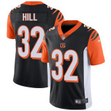 NFL Cincinnati Bengals #32 Hill Black Vapor Limited Jersey