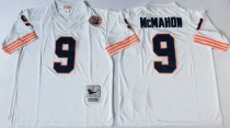 NFL Chicago Bears #9 McMahon White Throwback Jersey