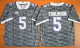 NCAA  TCU Horned Frogs #5 LaDainian Tomlinson Limited Football Jersey Grey
