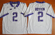 NCAA TCU Horned Frogs #2 Trevone Boykin Limited Football Jersey White