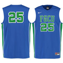 NCAA Florida Gulf Coast Eagles #25 Nike Replica Master Jersey - Royal